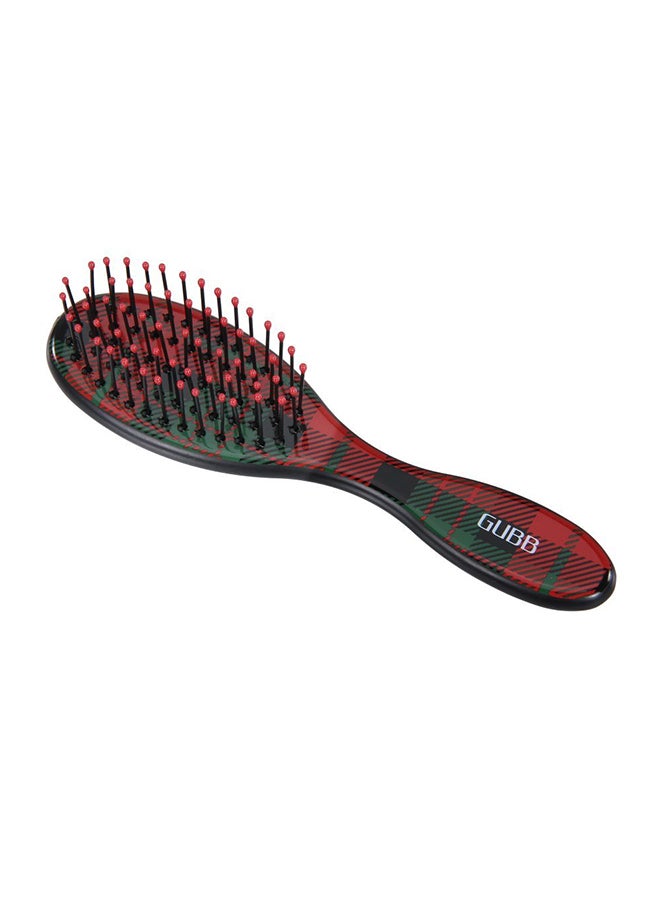 GUBB Flat Hair Brush Red 2x7x2inch - Image 1