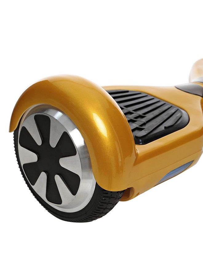 Two Wheel Non Slip Portable Lightweight Self Balance Electric Hoverboard Gold 58x17x18cm  - Image 4