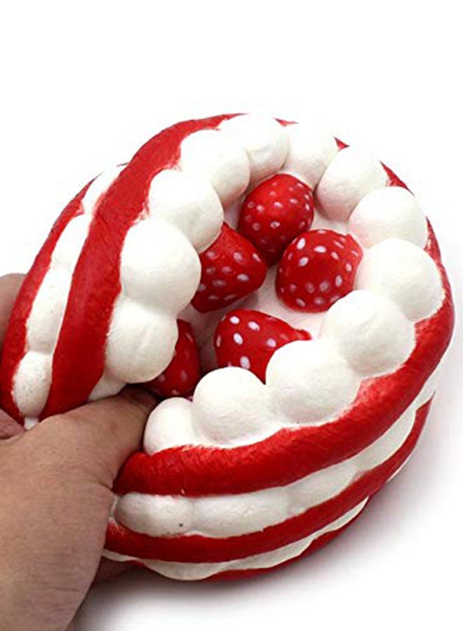 Lightweight Cake Shaped Stress Releasing Soft Squeeze Squishy Toy, 90G 11.5x11.5x7.5cm - Image 2