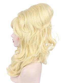 Kalyss Synthetic Curly Hair Wig Golden 2x1.02x0.98inch  - Image 2
