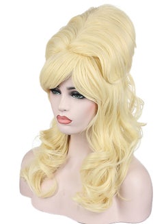 Kalyss Synthetic Curly Hair Wig Golden 2x1.02x0.98inch  - Image 3
