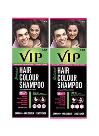 Pack Of 2 Hair Colour Shampoo Multicolour 180ml - v1580123637/N33913094A_1