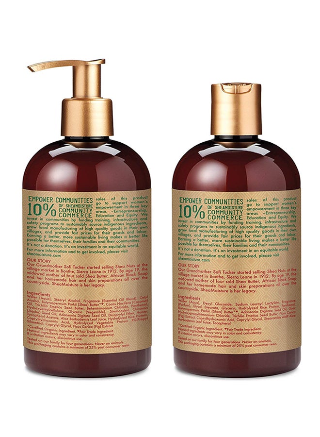 Shea - Moisture Intensive Hydration Shampoo And Conditioner Multicolour 384ml - Image 1