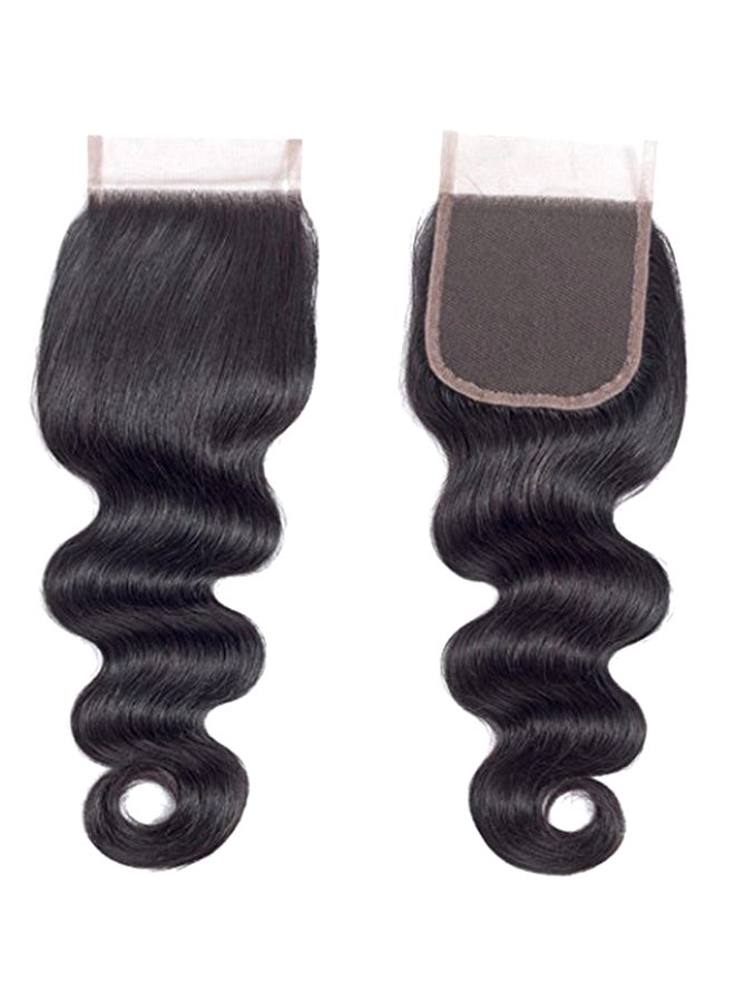 QTHAIR 2 Piece Brazilian Straight Bundles Human Hair Extensions Black 18inch - Image 1