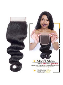 QTHAIR 2 Piece Brazilian Straight Bundles Human Hair Extensions Black 18inch  - Image 3