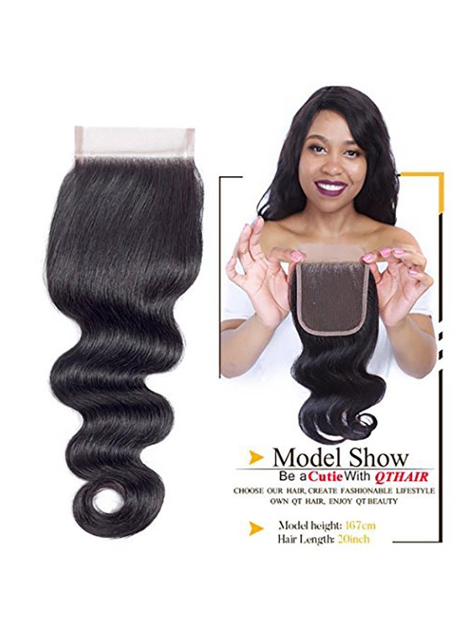 QTHAIR 2 Piece Brazilian Straight Bundles Human Hair Extensions Black 18inch - Image 3