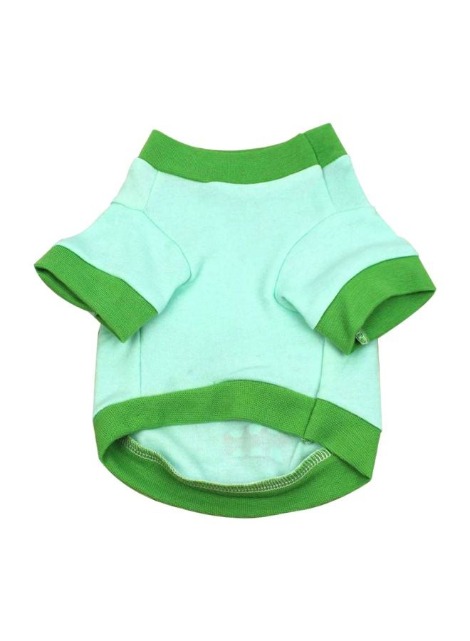 Generic Cotton Printed T Shirt Green/White/Pink XL - Image 2