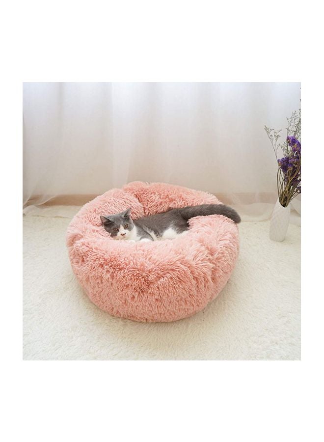 Blusea Round Plush Bed Pink 50cm - Image 3