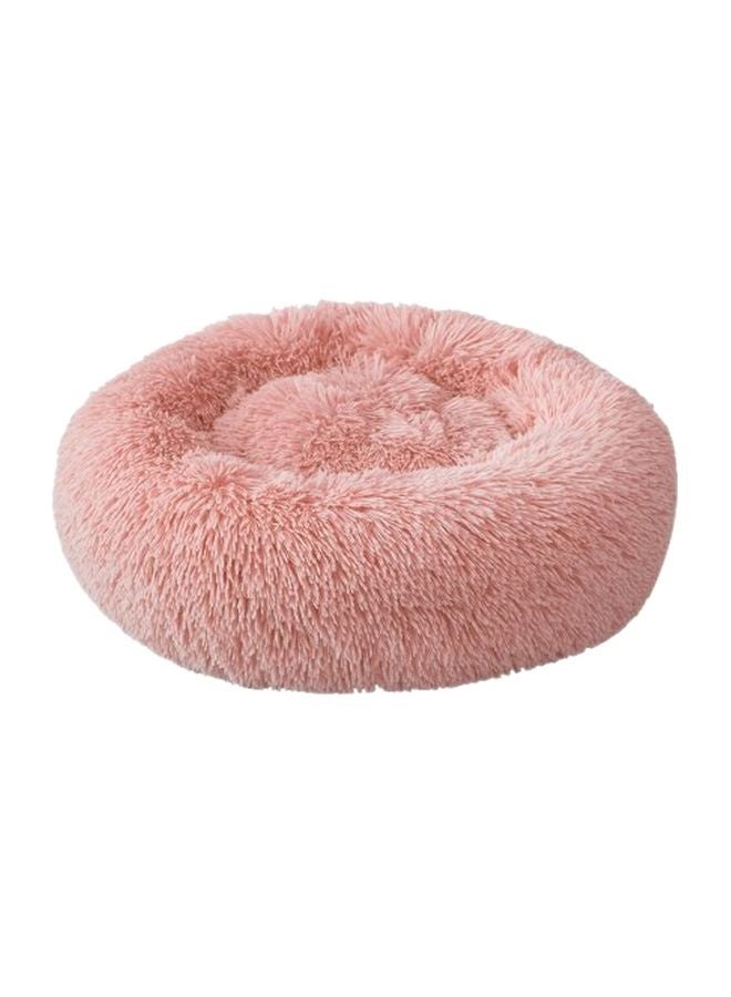 Blusea Round Plush Bed Pink 50cm - Image 1