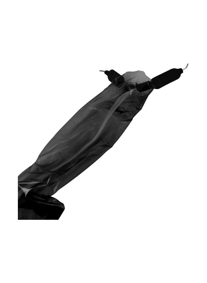 آنسيلف طقم حقائب بأكمام مزودة بمشبك للاستخدام مرة واحدة مكون من 100 قطعة أسود - Image 3