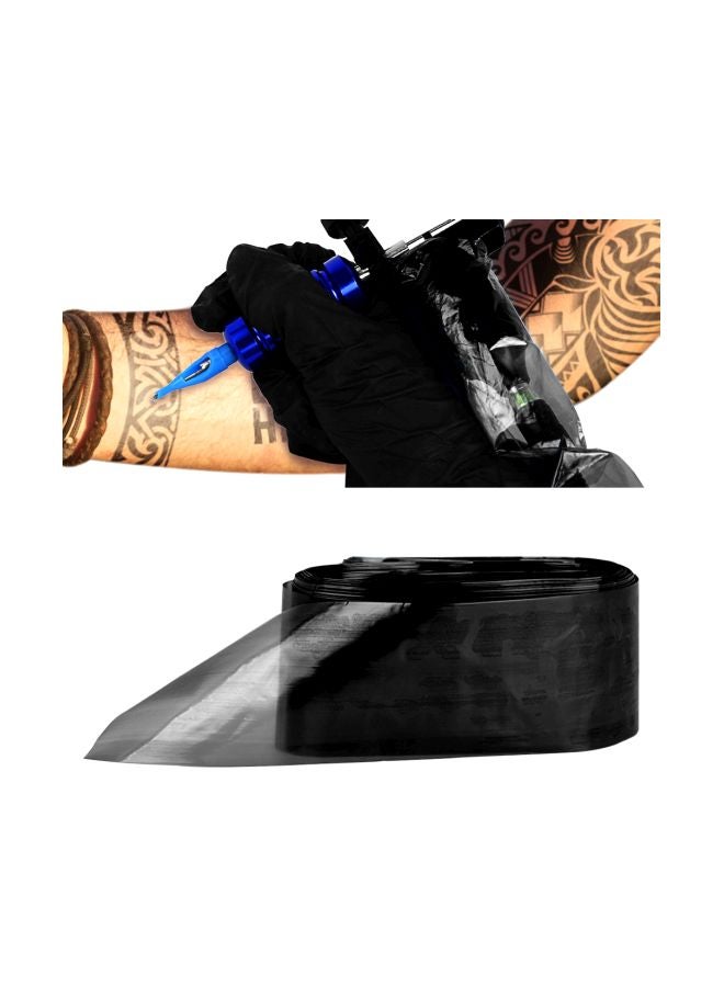 آنسيلف طقم حقائب بأكمام مزودة بمشبك للاستخدام مرة واحدة مكون من 100 قطعة أسود - Image 5