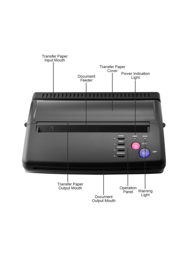 Generic - Tattoo Stencil Printer Black - Image 1