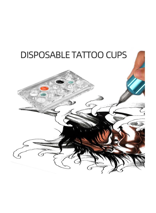 Generic 1000-Piece Disposable Tattoo Ink Cap Clear - Image 5