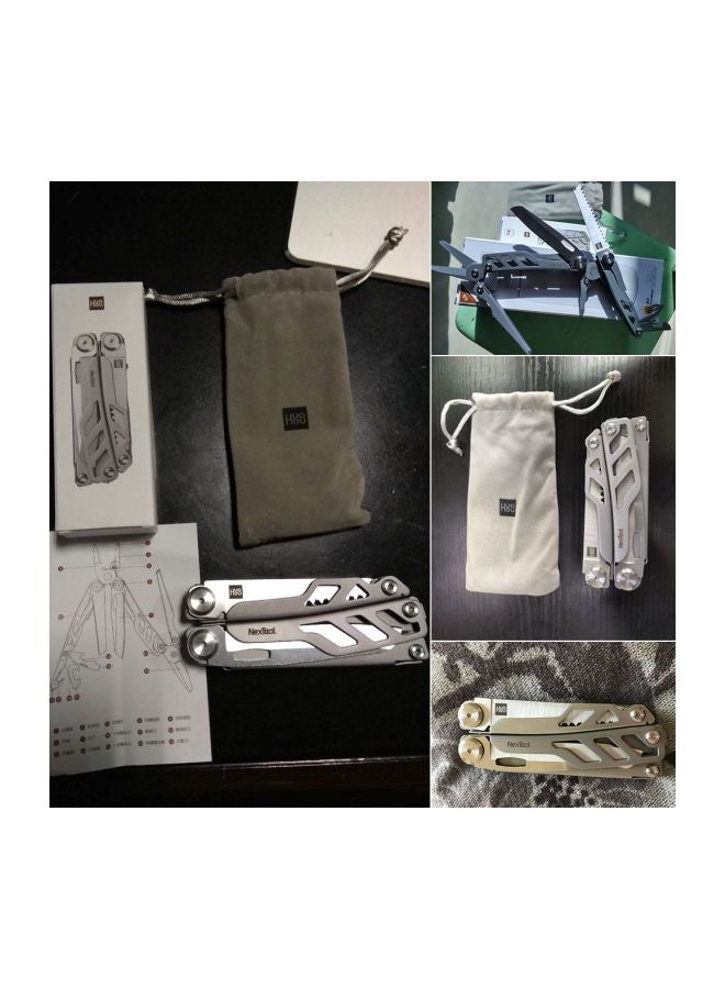 Multi-Function Pocket Folding Knifes Silver