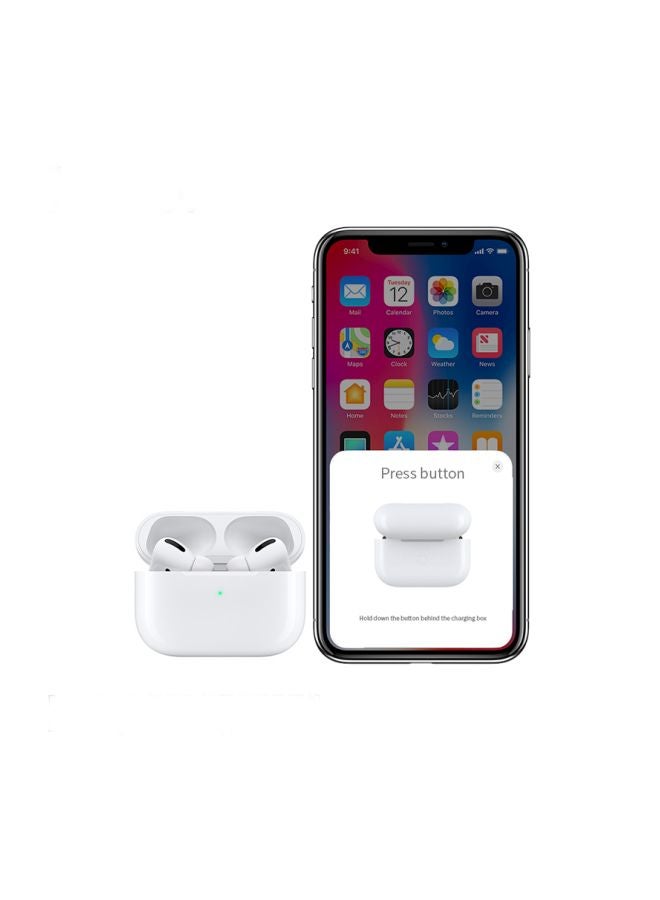 بوروفون سماعات أذن داخلية بتقنية البلوتوث مع علبة شحن أبيض - Image 2