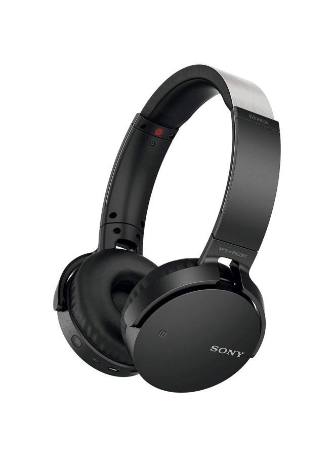 سوني سماعات رأس MDR-XB650BT لاسلكية بتصميم يغطي الأذن أسود - Image 1