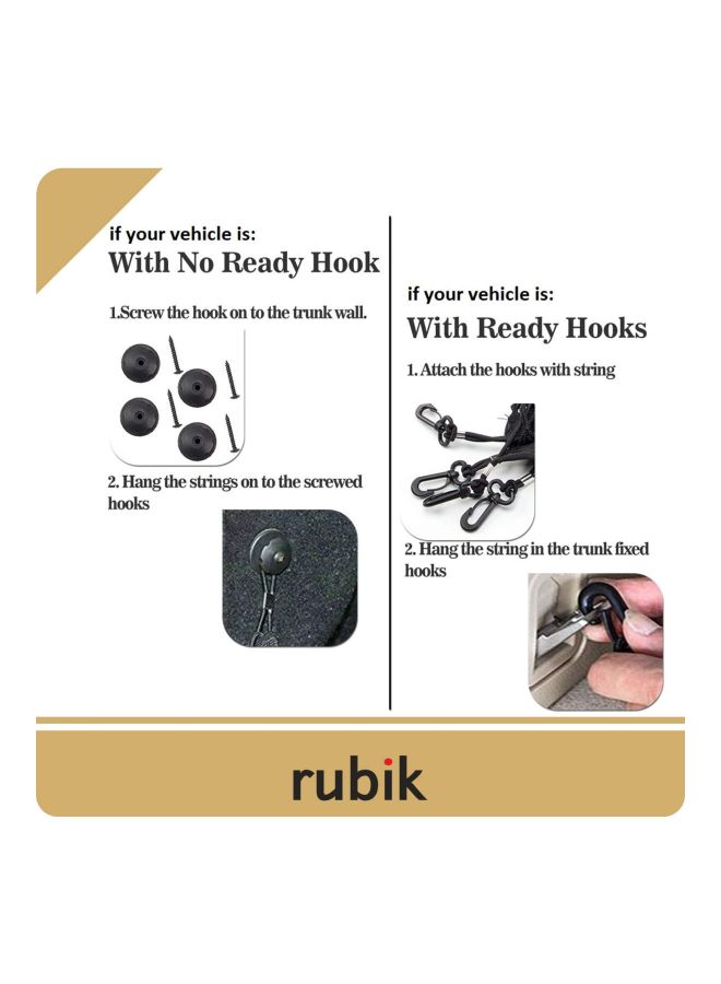 روبيك شبكة تنظيم الأغراض للسيارة - Image 4