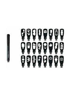 Maped Pack Of 10 Graph Mania Porous Point Pen With Stencil Cap Multicolour  - Image 3