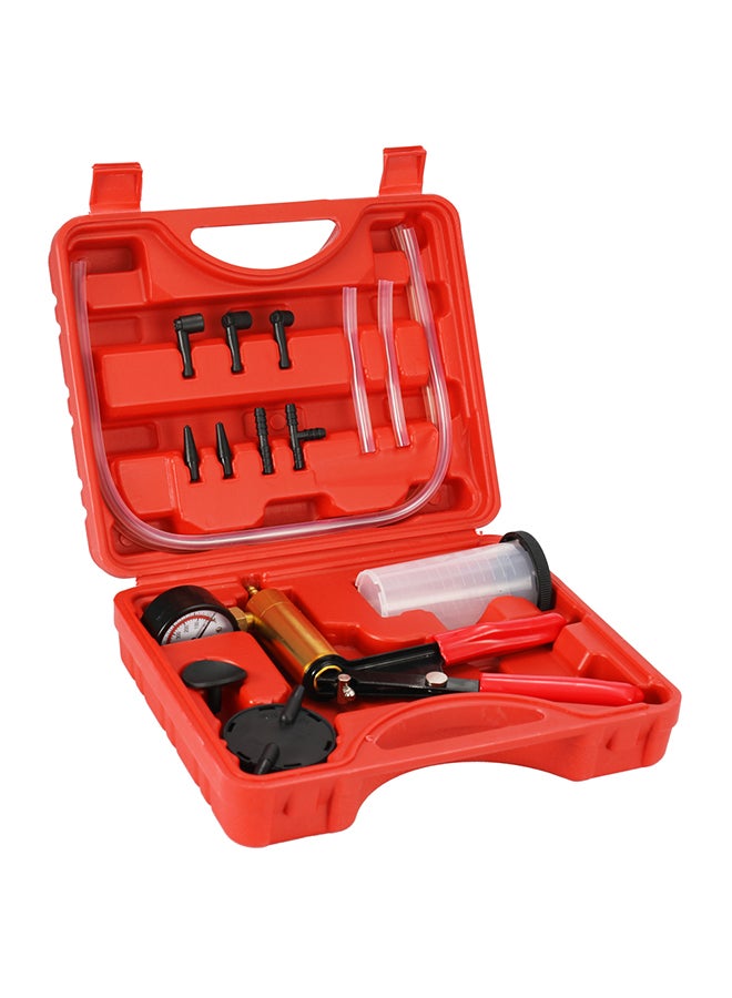 17-Piece Brake Bleeder Tester Tool Kit With Case - Image 1