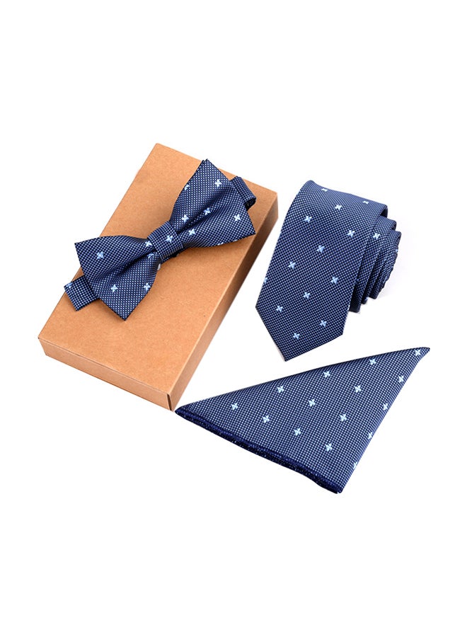 3-Piece Bow Tie Set Blue