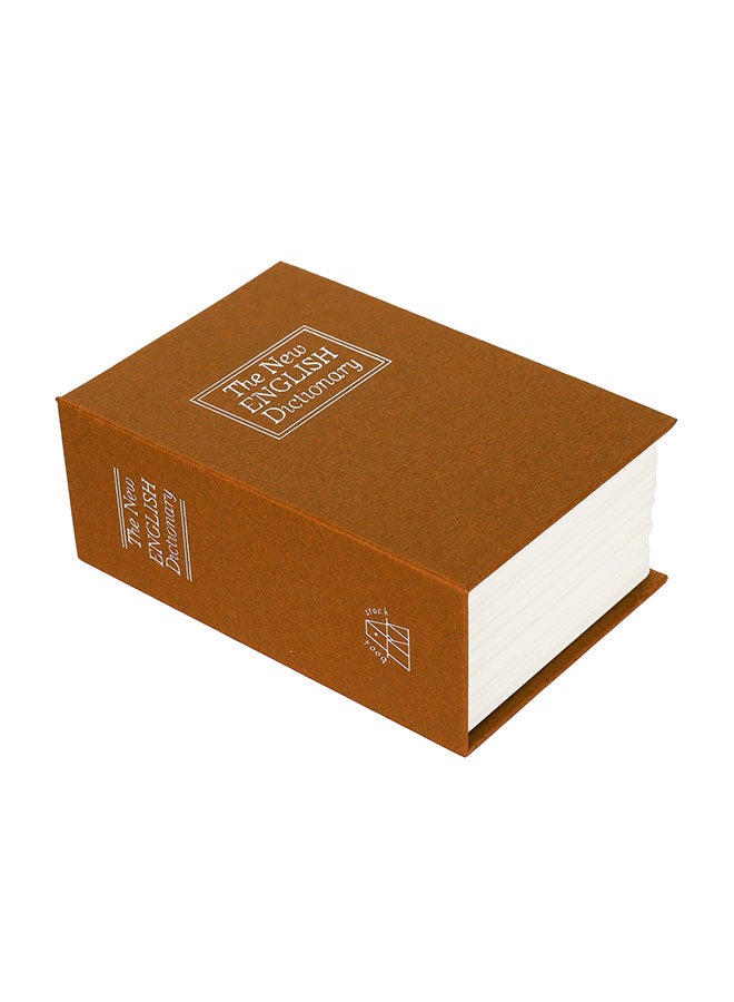 Dictionary Secret Cash Storage Box Brown 15 x 7 x 10centimeter - Image 1