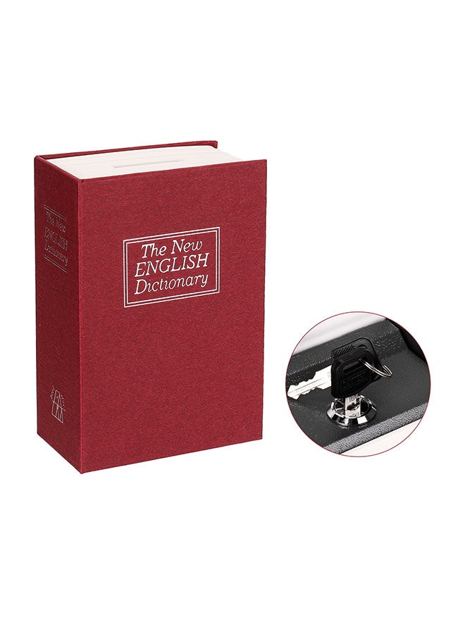 Dictionary Secret Cash Storage Box Red 15 x 7 x 10centimeter - Image 2