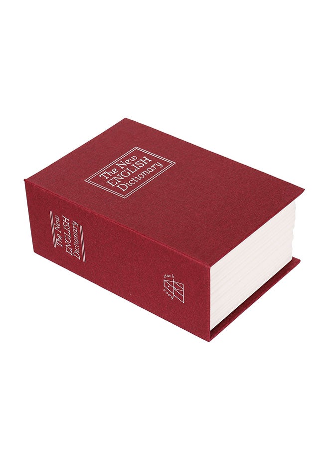 Dictionary Secret Cash Storage Box Red 15 x 7 x 10centimeter - Image 1