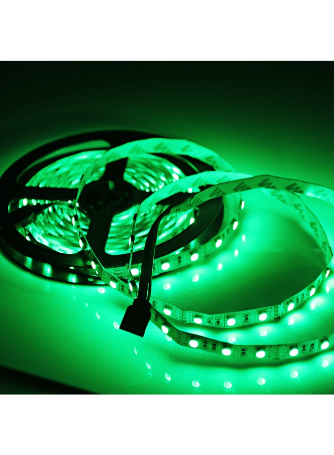 شريط إضاءة ماركة Flexible موديل 5050 مرن ومضاد للماء مزود ب 300 مصباح LED أخضر 5متر  - Image 5