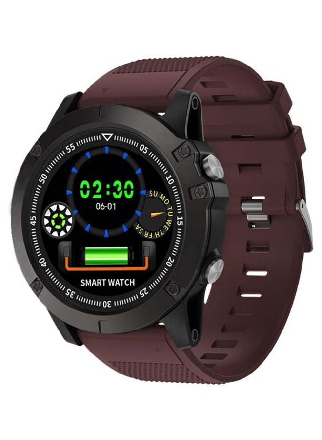 Spovan Heart Rate Blood Pressure Monitor Smartwatch Red/Black - Image 1