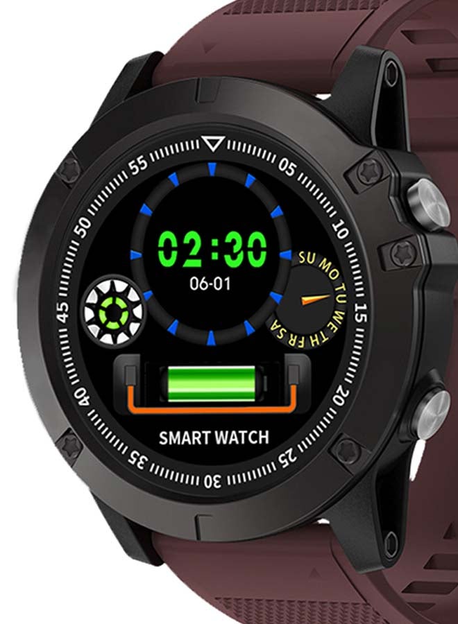 Spovan Heart Rate Blood Pressure Monitor Smartwatch Red/Black - Image 2