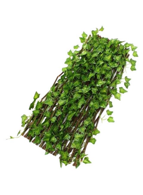 Industrial Vegetable Garden Artificial Fence Green/Brown 120cm