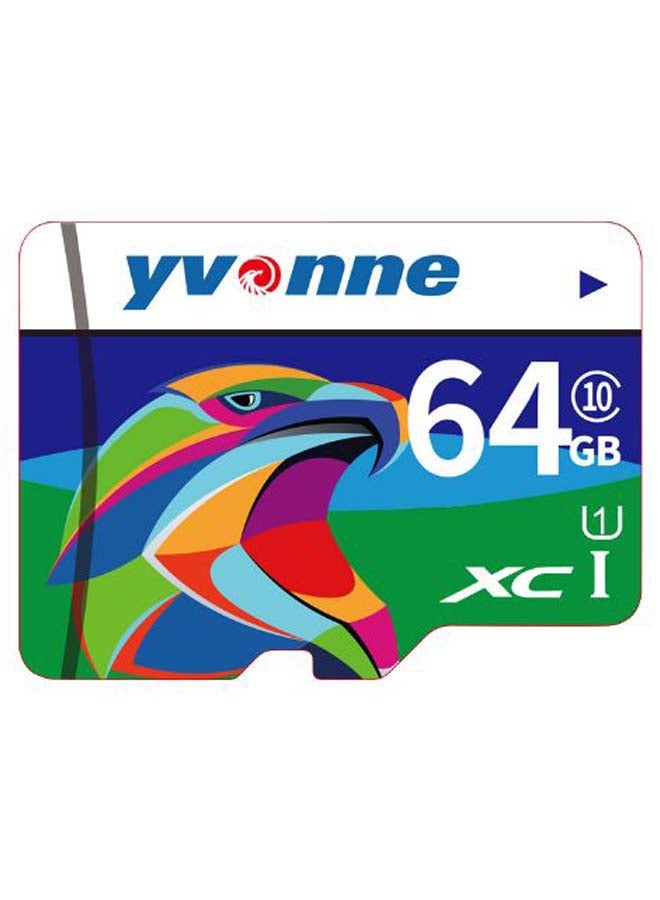 إيفون بطاقة ذاكرة فلاش مايكرو SDXC من الفئة 10 TF متعدد الألوان - Image 1