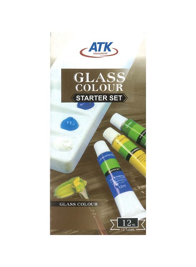 ATK 12-Piece Glass Colour Starter Set Multicolour - Image 2