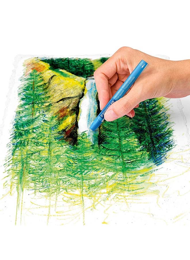 STAEDTLER Watercolour Crayons Set, Pack Of 12 Multicolour - Image 4