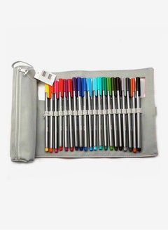STAEDTLER 20-Piece Fineliner Pen With Pencil Case Set Multicolour  - Image 3