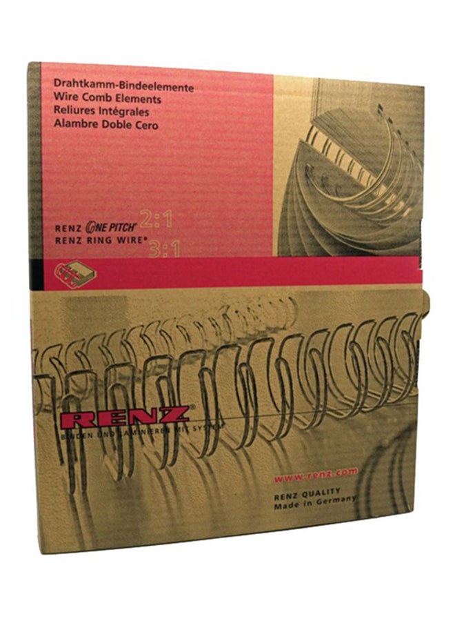 RENZ 50-Piece Metal Binding Wire Black - Image 1