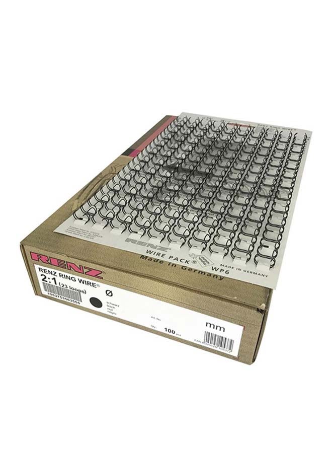 RENZ 50-Piece Metal Binding Wire Black - Image 2