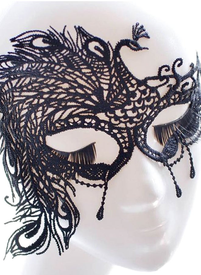 Venetian Masquerade Lace Eye Mask - Image 2
