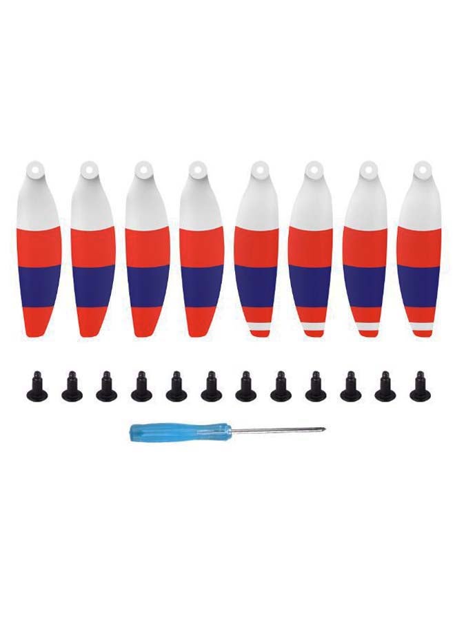 8-Piece Low-Noise Quick Release Propeller Set With Accessory Multicolour  - Image 1