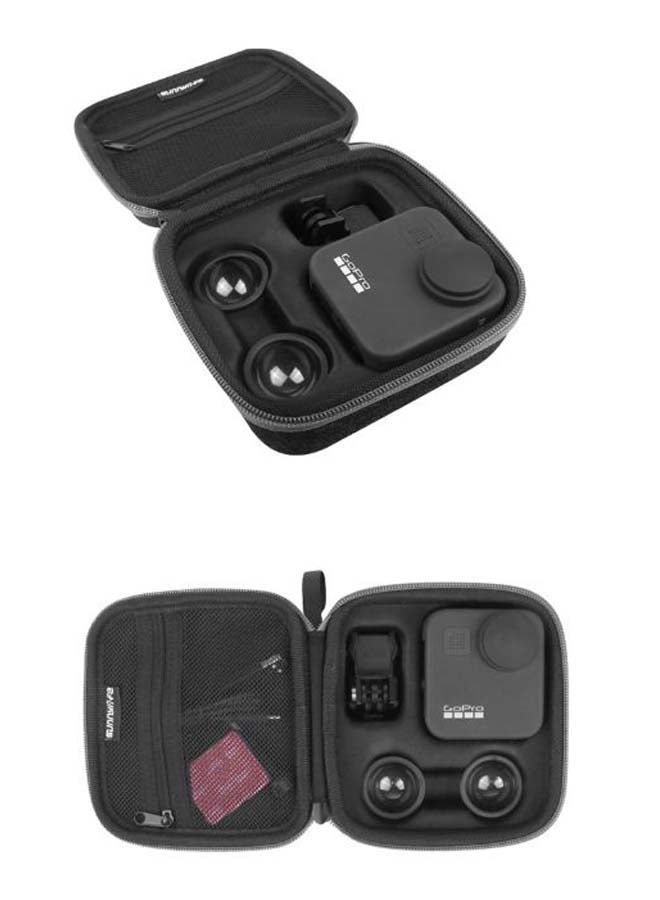Generic Travel Camera Carrying Bag For GoPro Max Dark Grey  - Image 3