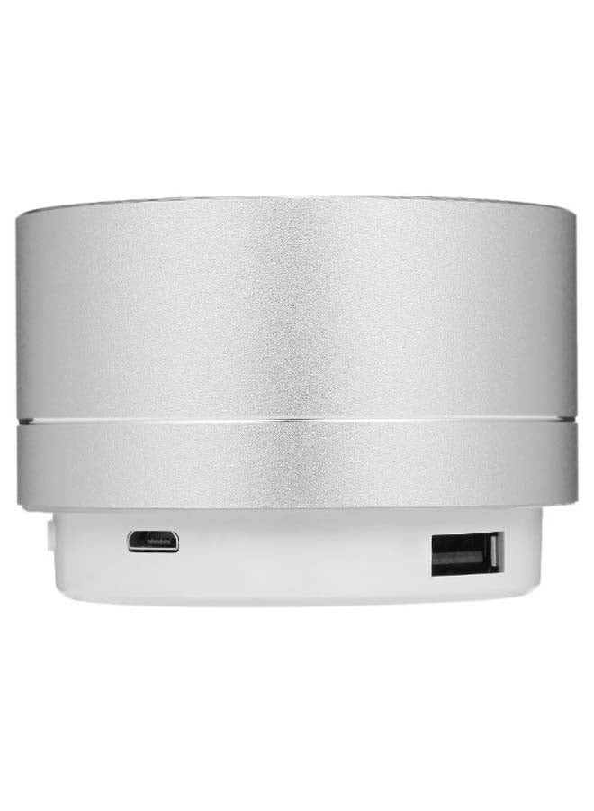 Mini Portable Super Bass Bluetooth Speaker Silver/Black - Image 1