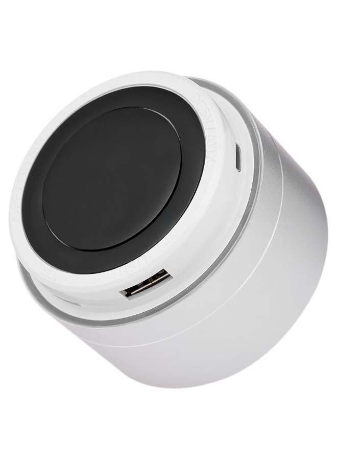Mini Portable Super Bass Bluetooth Speaker Silver/Black - Image 2