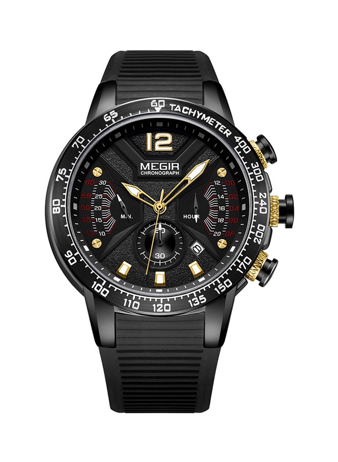 ميجر ساعة يد رقمية وبعقارب بسوار معدني بتصميم عسكري طراز J4296B unisex - Image 1