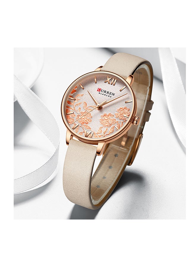 CURREN - Women's Leather Analog Wrist Watch J4272BE - Image 1