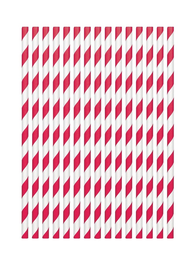 Amscan 24-Piece Paper Straw Party Supplies