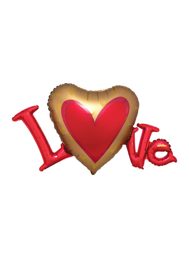 أناجرام غرست الحب الساتان Supershape احباط بالون 83X48 سنتيمتر لعيد الحب 83x48 سنتيمتر زينة لوازم الحفلات