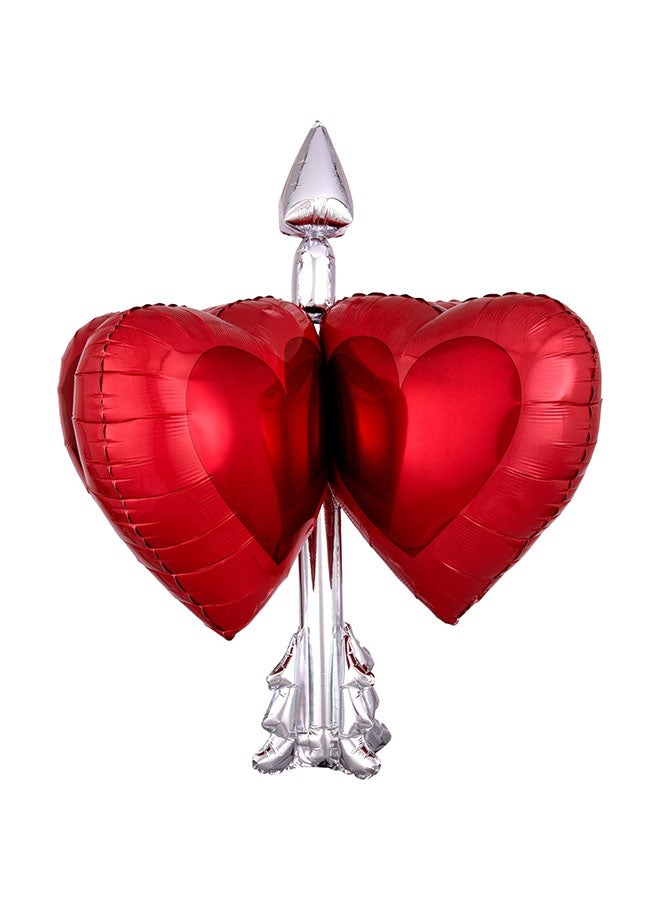 أناجرام Heart Arrow Ultra Shape Balloon 66X68Centimeter For Valentine'S Day 66x68centimeter Decorations Party Supplies 66x68cm
