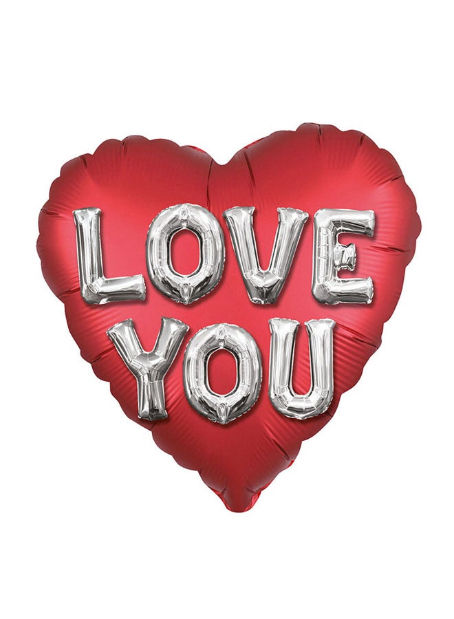 Love You Letters Satin Jumbo Foil Balloon 71Centimeter For Valentine'S Day 71centimeter Decorations Party Supplies 71cm - v1580147069/N34059562A_1