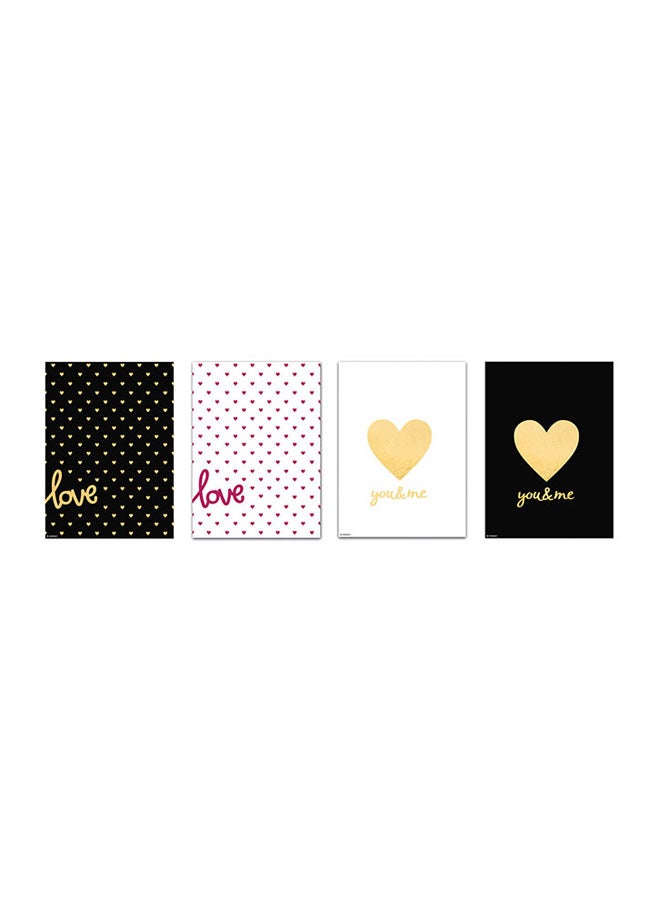 ريزكولر 4 Piece Everyday Love Paper Bags For Valentine'S Day Party Favor Gift Bags 