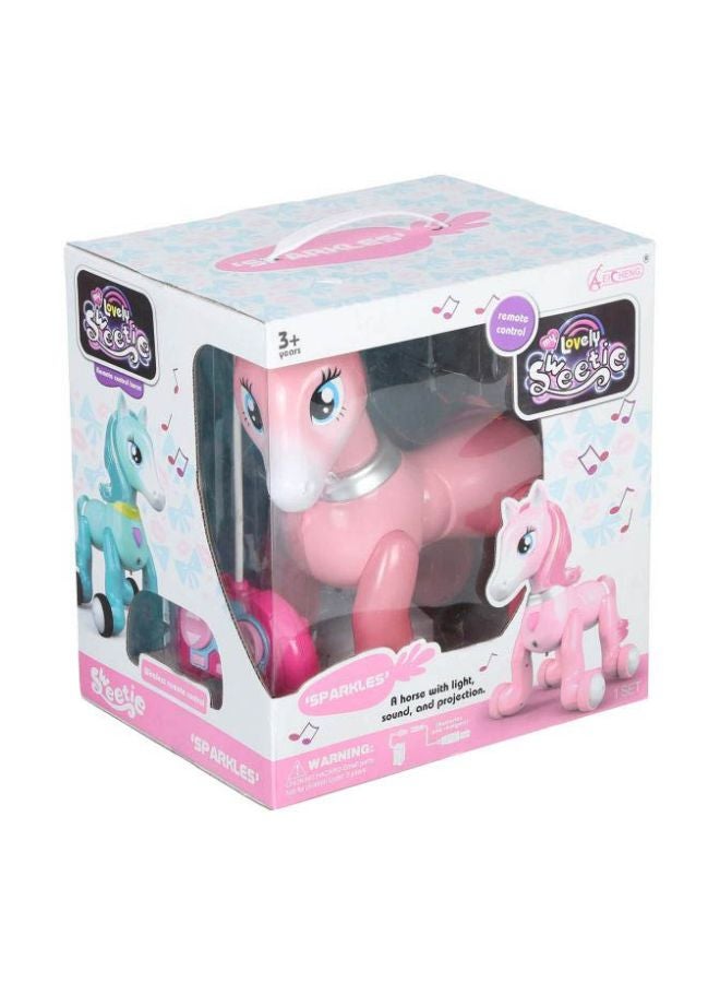 Generic Sparkles Pony Toy With Remote Control 